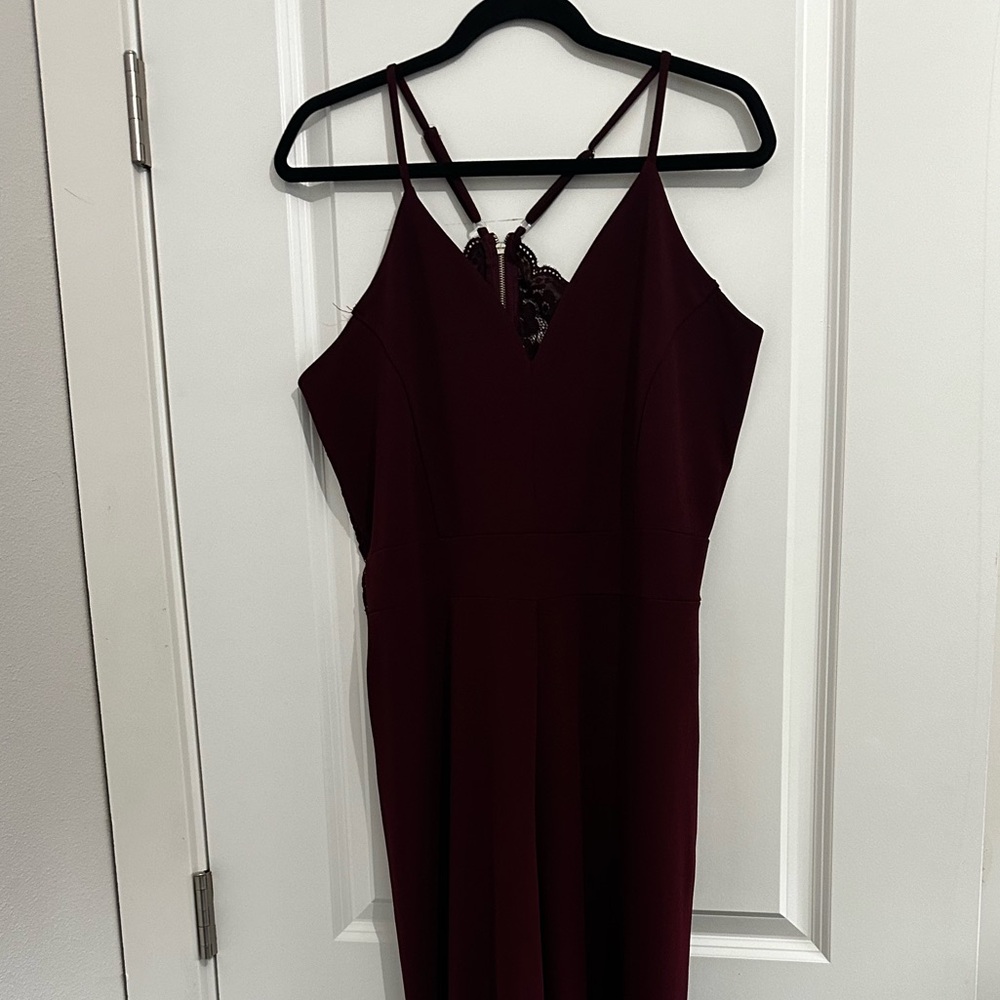 Jump Suit with lace back